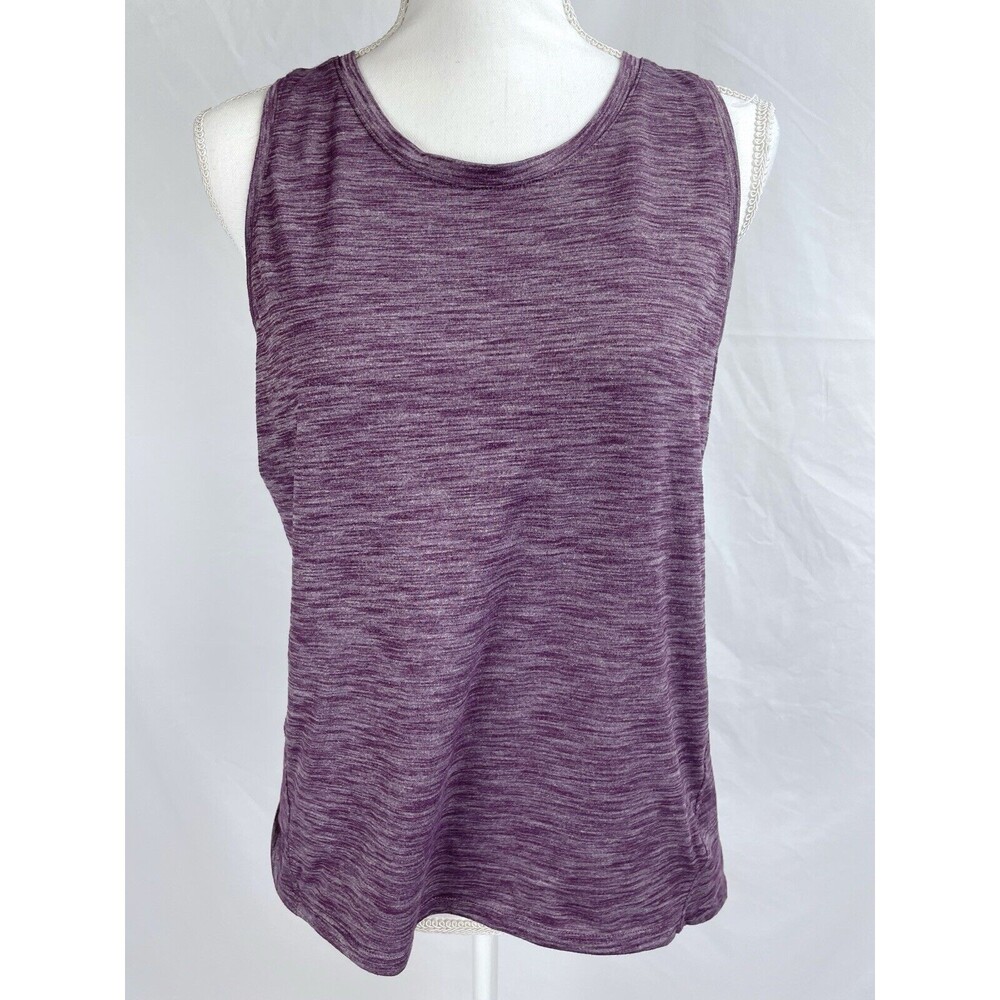 Athleta Women Medium‎ Purple Modern V-Back Tank Top Athletic 162793